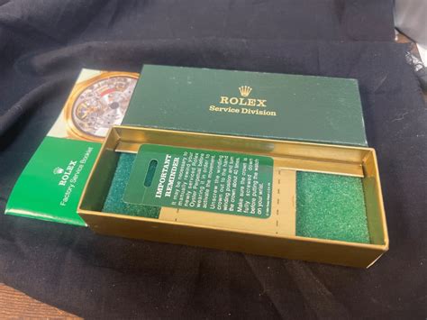 rolex service division box|Rolex Service Division Foam Shipping Box .